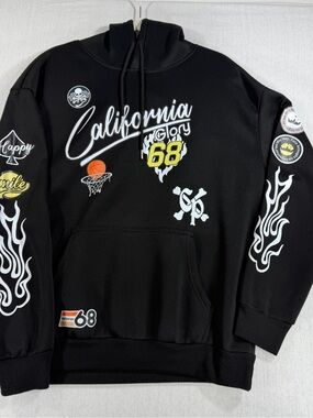 California Graphic Crewneck Sweatshirt - Black